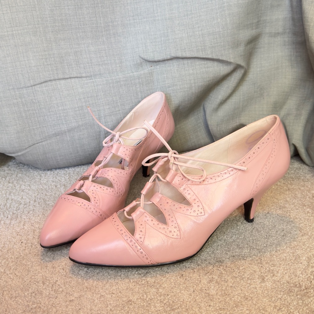 Pink JAZZ Kitten Heel shoes
